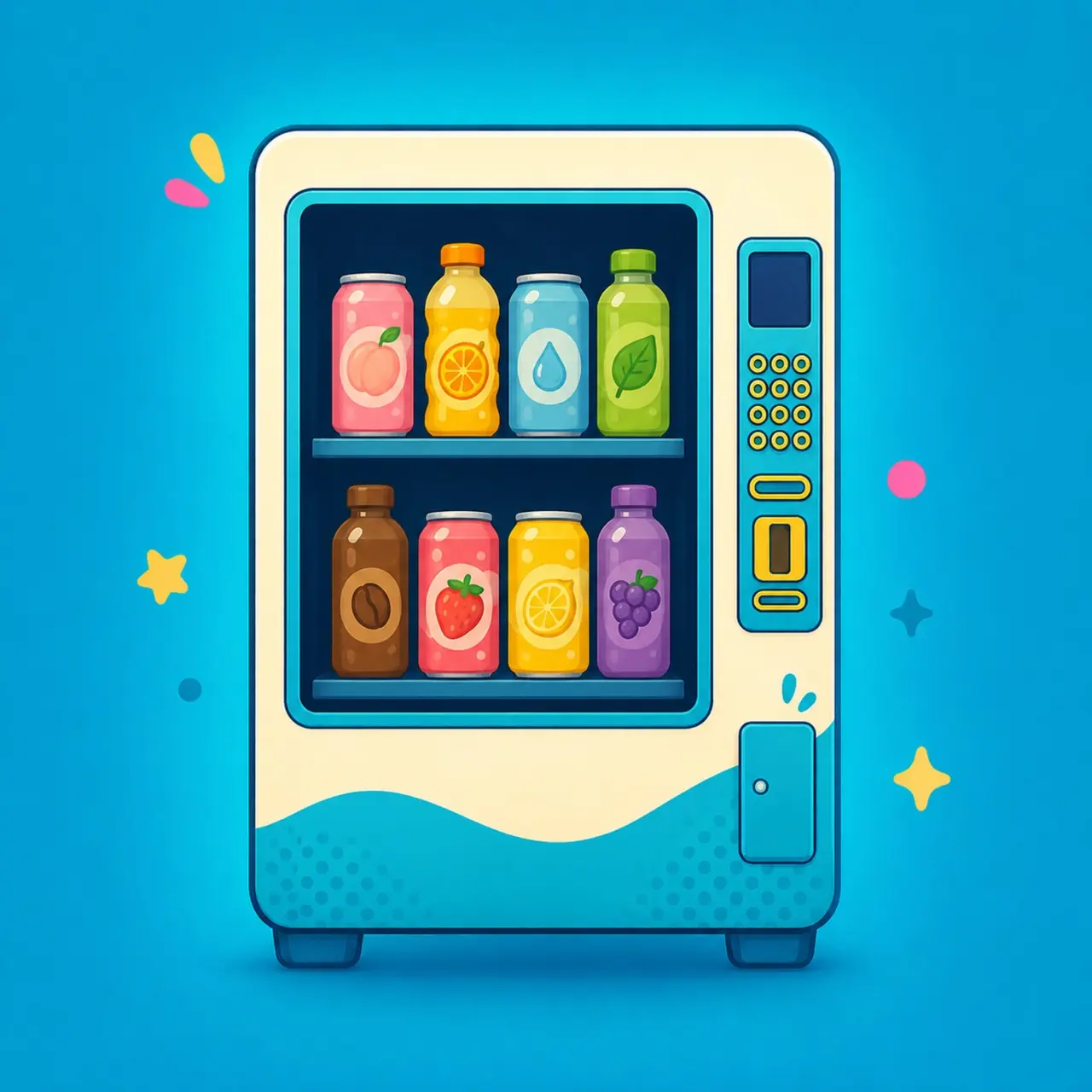 Vendimachi vending machine illustration